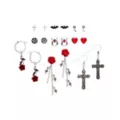 Multi-Pack Gothic Romance Earrings - 9 Pair at Spencer's