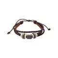 Multi-Pack Beaded Cord Faux Leather Bracelets - 4 Pack at Spencer's