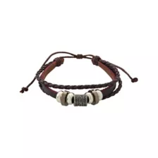 Multi-Pack Beaded Cord Faux Leather Bracelets - 4 Pack at Spencer's