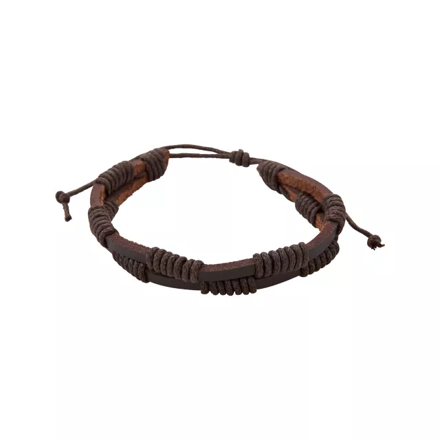 Multi-Pack Beaded Cord Faux Leather Bracelets - 4 Pack at Spencer's