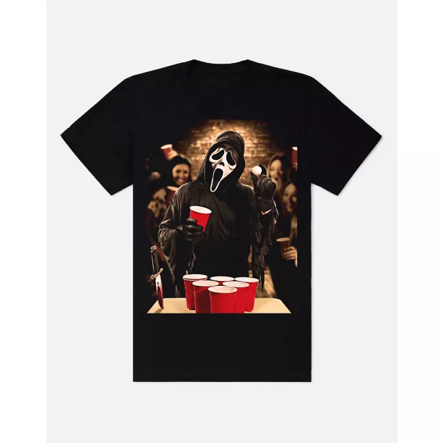 Ghost Face Beer Pong T Shirt at Spencer's