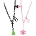 Elphaba Broom and Glinda Wand Best Friend Necklace Set - Wicked at Spencer's
