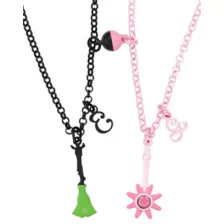 Elphaba Broom and Glinda Wand Best Friend Necklace Set - Wicked at Spencer's