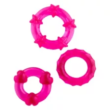 Multi-Pack Sweet Things Cock Rings 3 Pack - Sexology at Spencer's