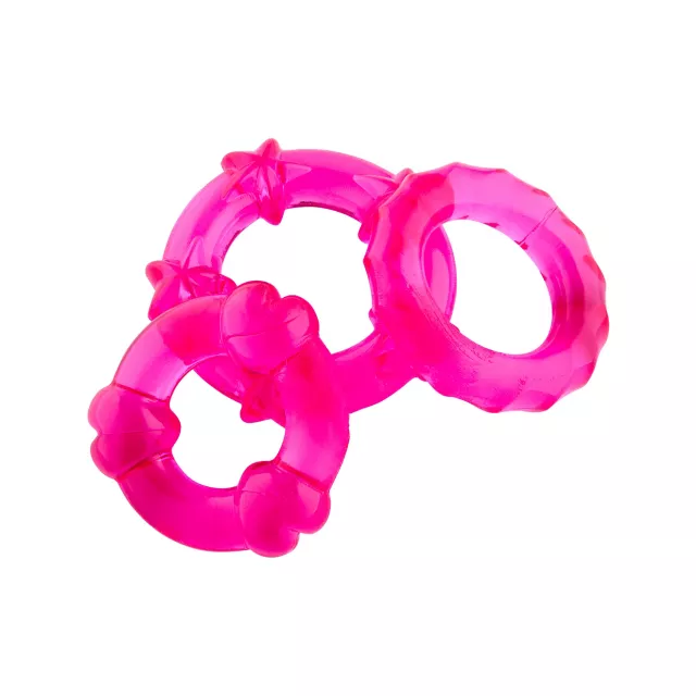 sexspielzeug schuhe Kaufen Boners Triple Vibrating Cockring – Blau - Vibrierender Penisring main image 1