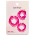 Multi-Pack Sweet Things Cock Rings 3 Pack - Sexology at Spencer's