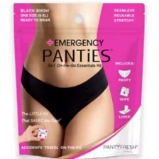 Black Emergency Panties Kit at Spencer's