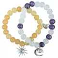 Multi-Pack Sun and Moon Long Distance Bracelets - 2 Pack at Spencer's