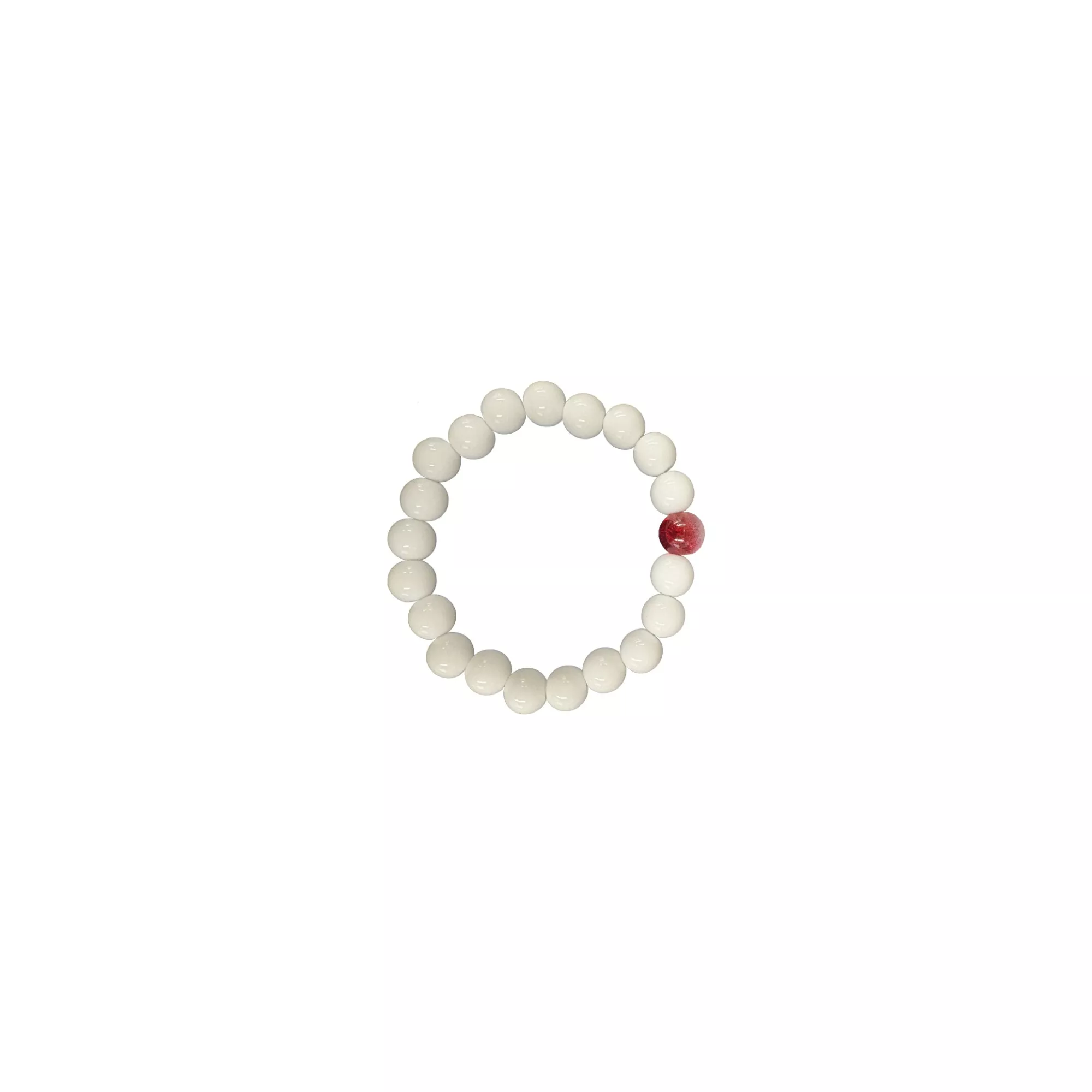 Red and White Long Distance Bracelets - 2 Pack at Spencer's