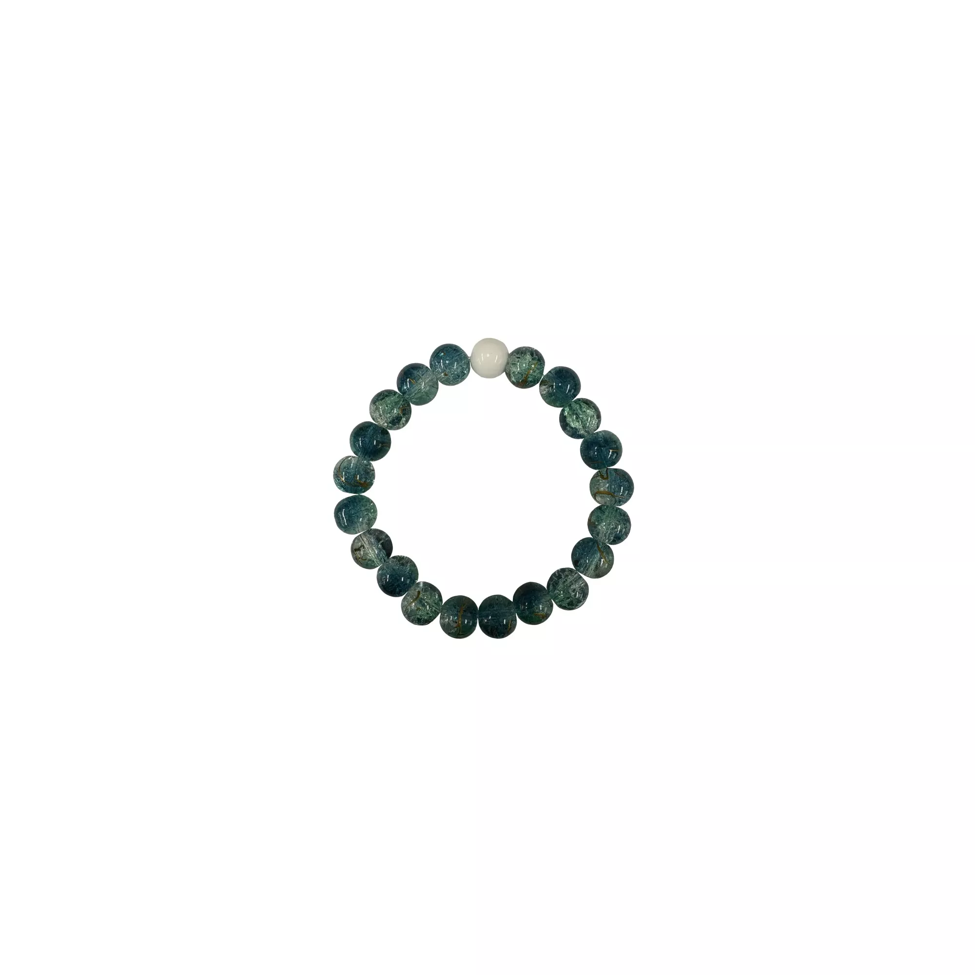 White and Green Long Distance Bracelets - 2 Pack at Spencer's