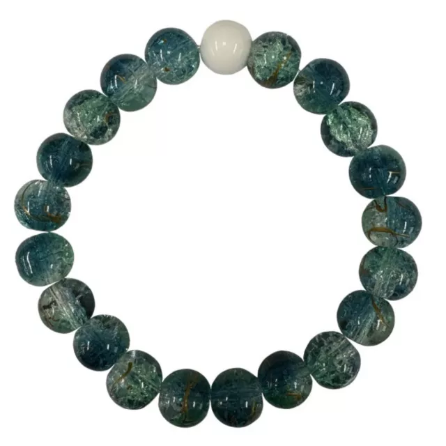 White and Green Long Distance Bracelets - 2 Pack at Spencer's