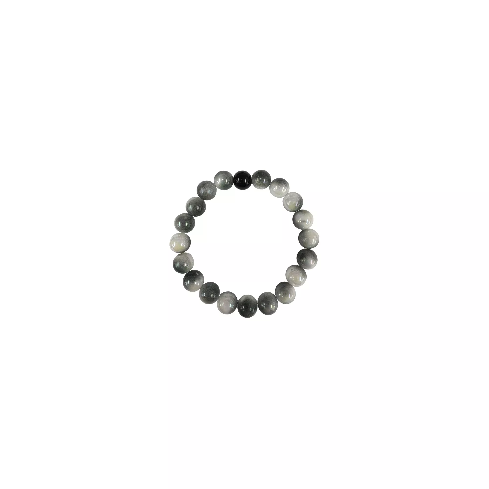 Black and Gray Marble Long Distance Bracelets - 2 Pack at Spencer's