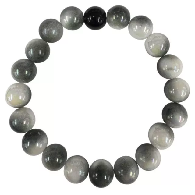 Black and Gray Marble Long Distance Bracelets - 2 Pack at Spencer's