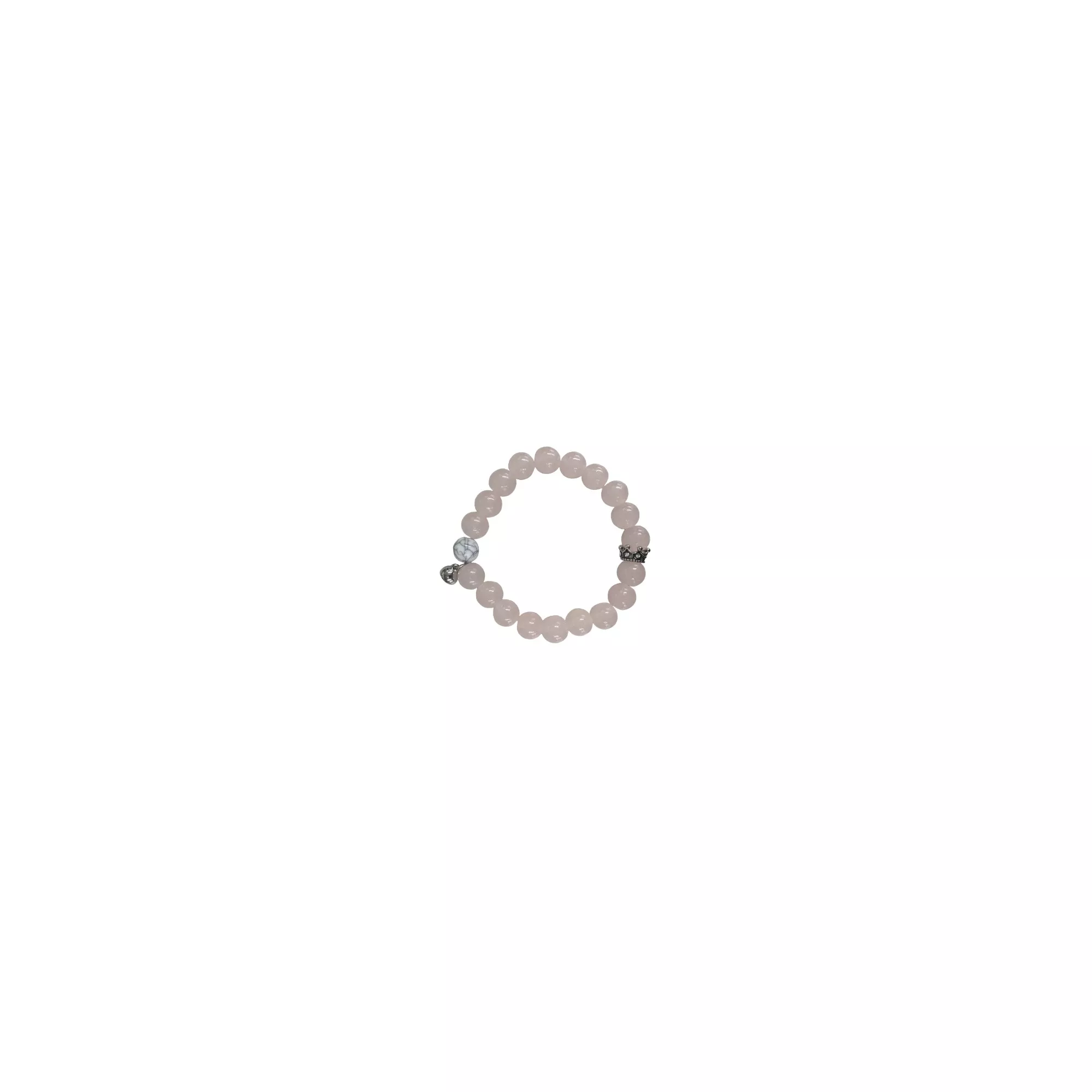 Rose and White Marble Long Distance Bracelets - 2 Pack at Spencer's