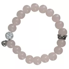 Rose and White Marble Long Distance Bracelets - 2 Pack at Spencer's