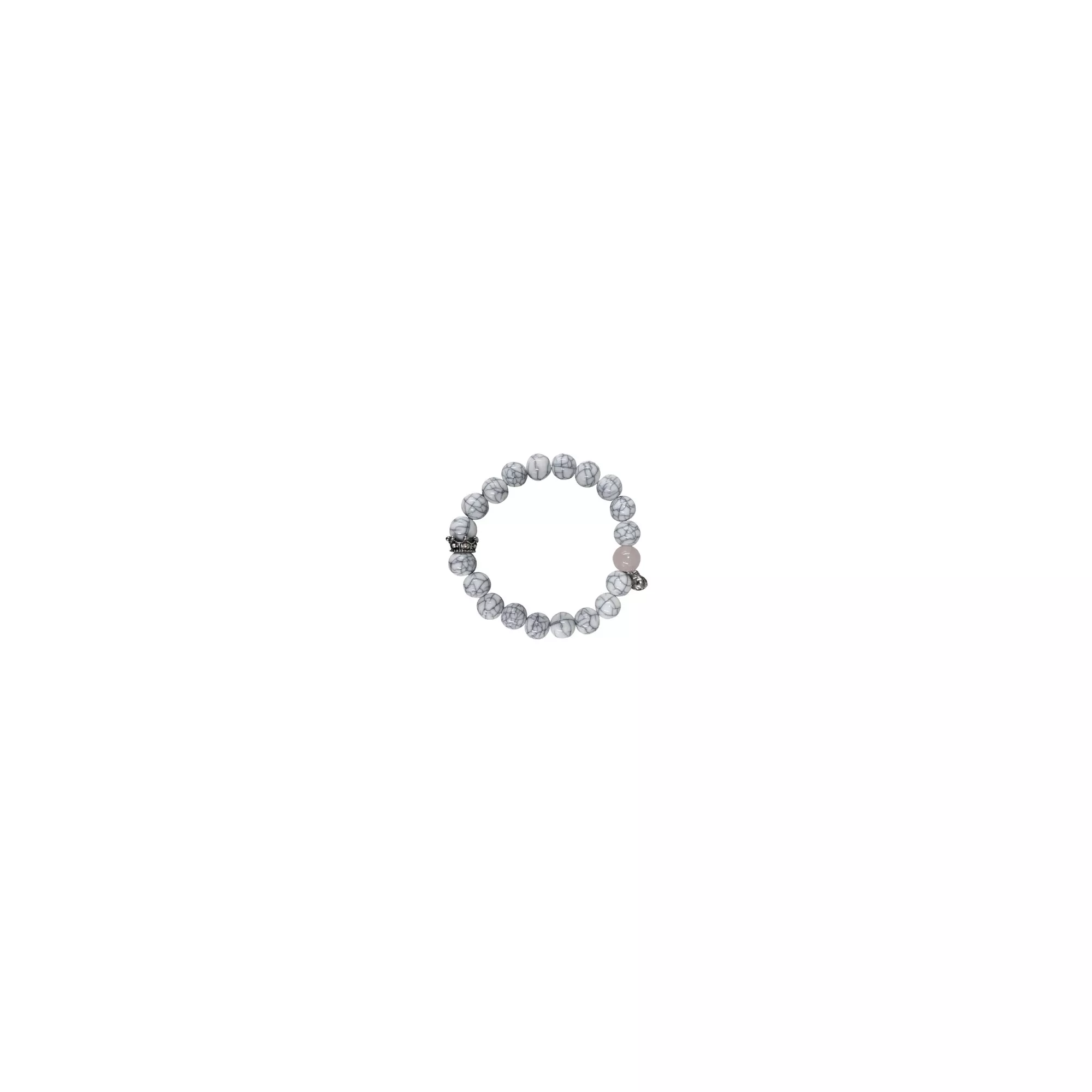 Rose and White Marble Long Distance Bracelets - 2 Pack at Spencer's