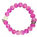 Pink and White Long Distance Bracelets - 2 Pack at Spencer's