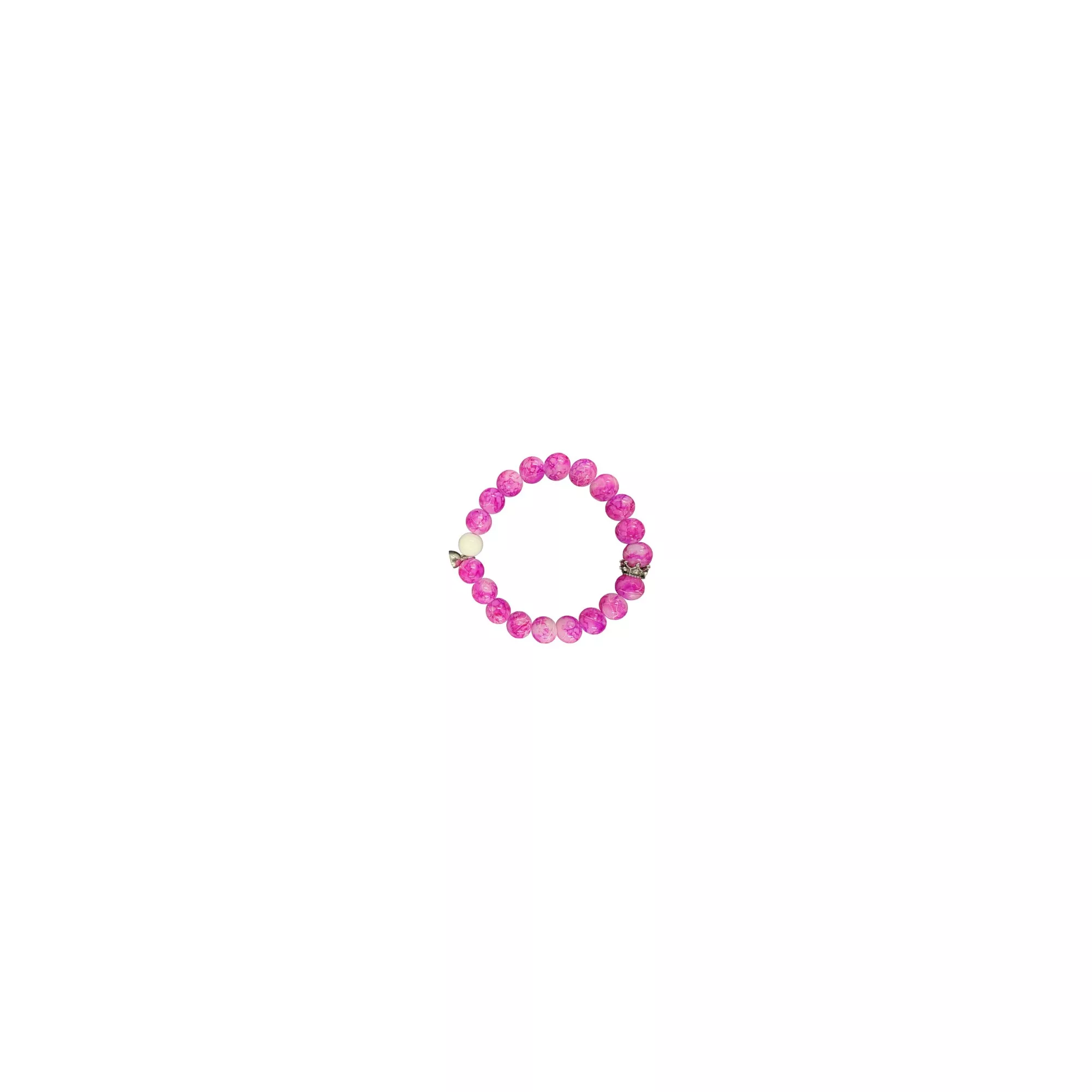Pink and White Long Distance Bracelets - 2 Pack at Spencer's