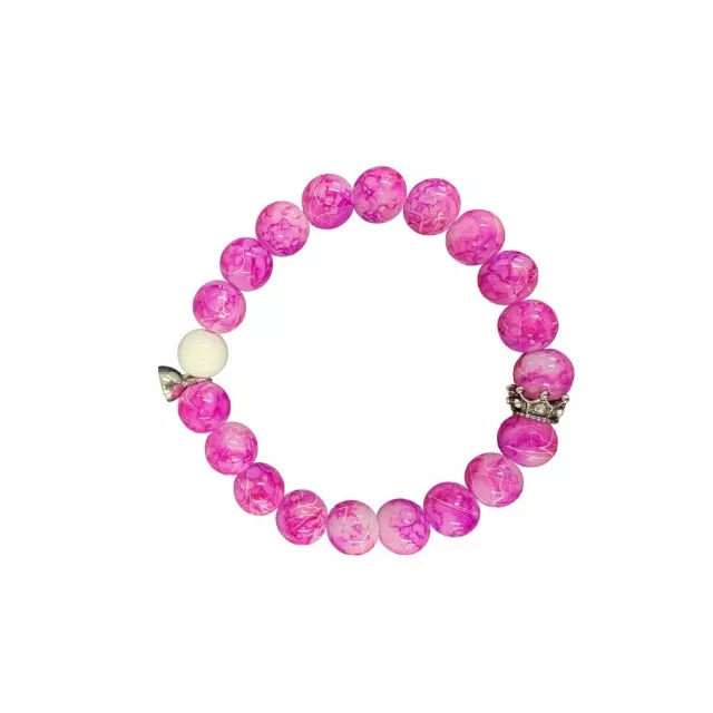 Pink and White Long Distance Bracelets - 2 Pack at Spencer's