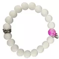 Pink and White Long Distance Bracelets - 2 Pack at Spencer's