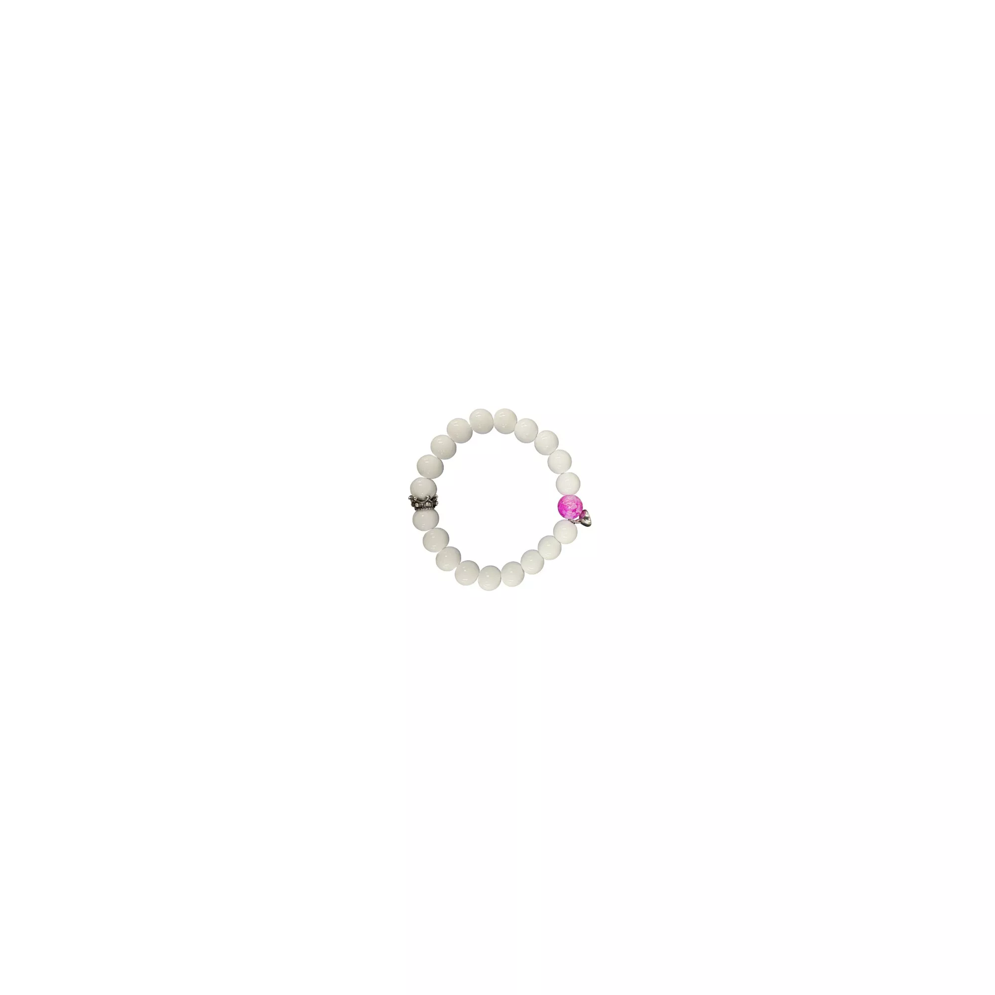 Pink and White Long Distance Bracelets - 2 Pack at Spencer's