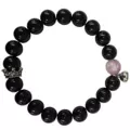 Multi-Pack Black and Purple Long Distance Bracelets - 2 Pack at Spencer's