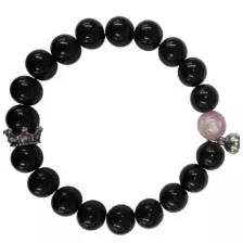 Multi-Pack Black and Purple Long Distance Bracelets - 2 Pack at Spencer's