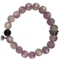 Multi-Pack Black and Purple Long Distance Bracelets - 2 Pack at Spencer's