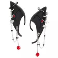 Pierced Gothic Elf Ear Cuffs at Spencer's