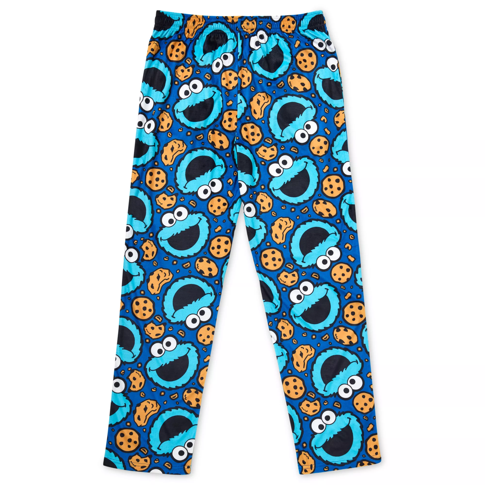 Cookie Monster All Over Print Plush Lounge Pants - Sesame Street
