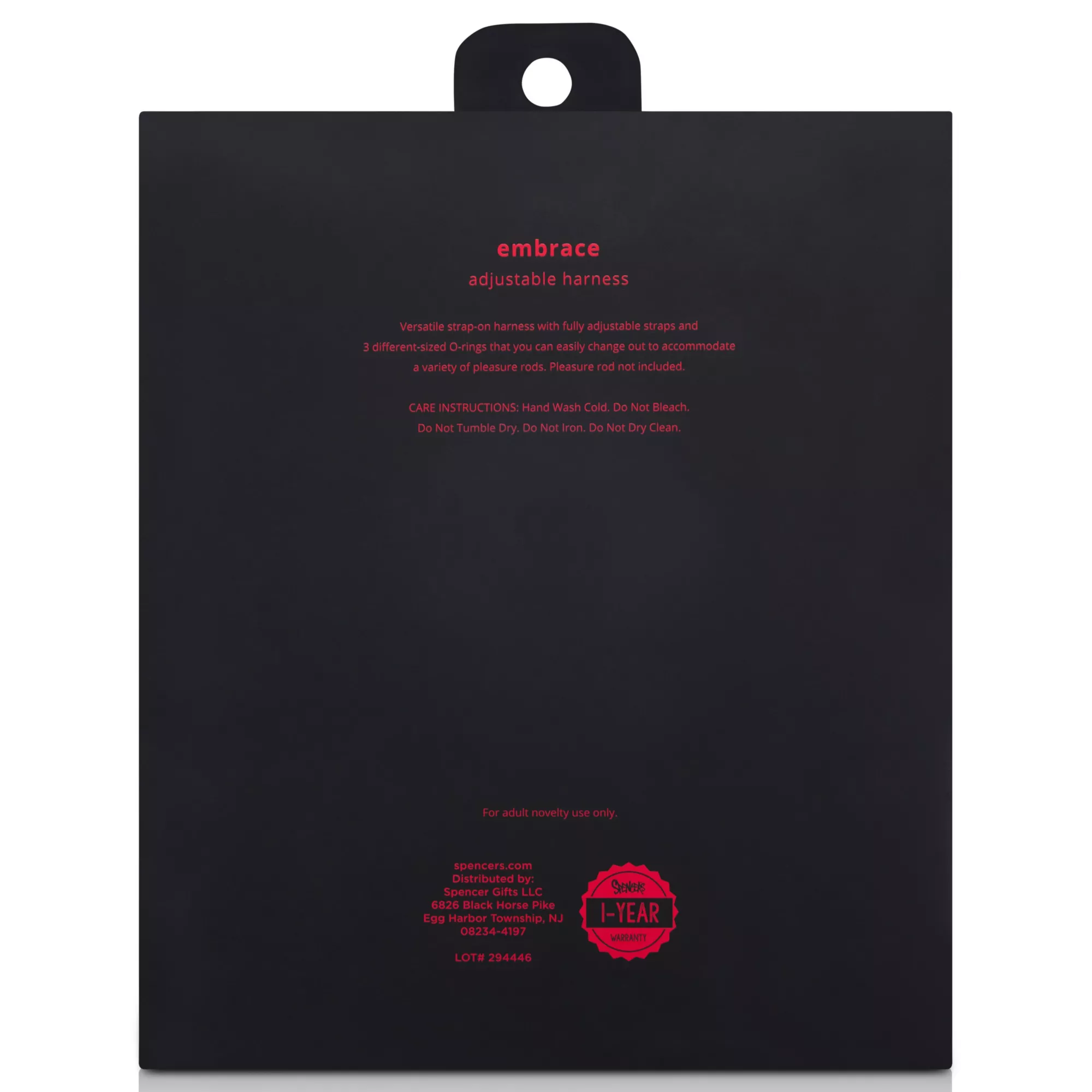 Phluid Embrace Adjustable Strap On Harness