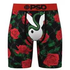 PSD Playboy Floral Snake Boxer Briefs at Spencer's