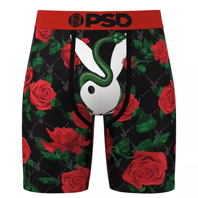 PSD Playboy Floral Snake Boxer Briefs at Spencer's