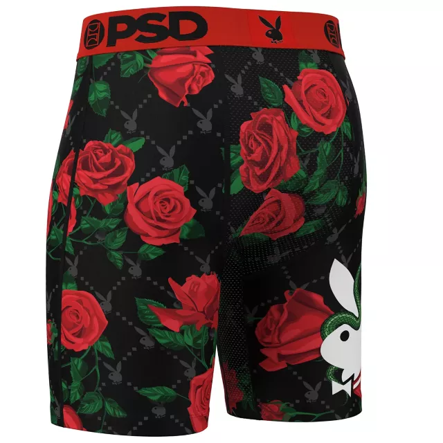 PSD Playboy Floral Snake Boxer Briefs at Spencer's