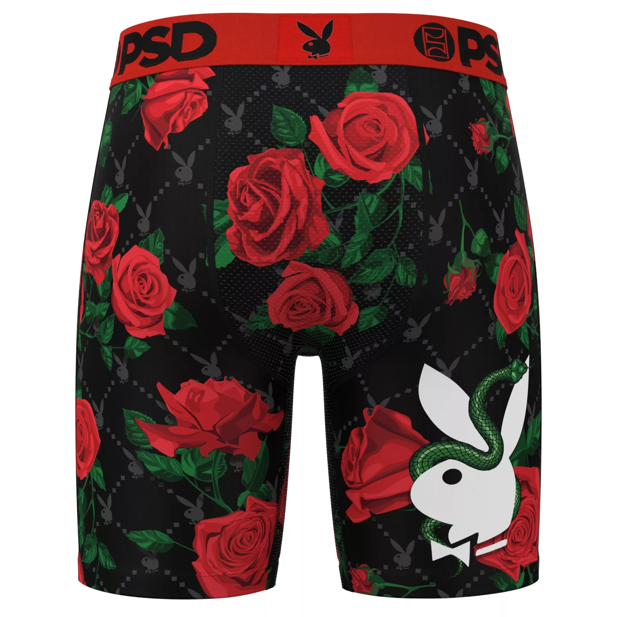 PSD Playboy Floral Snake Boxer Briefs at Spencer's