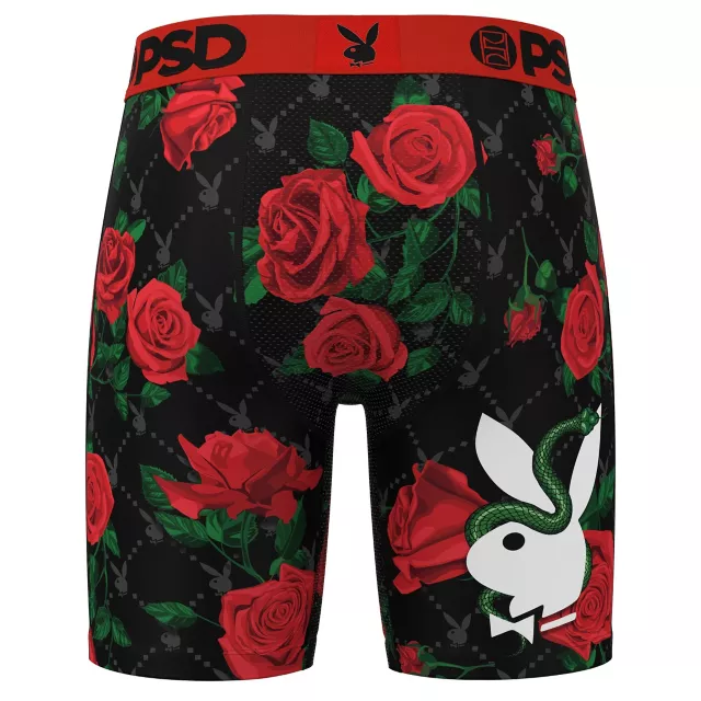 PSD Playboy Floral Snake Boxer Briefs at Spencer's