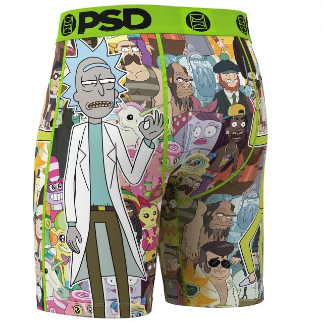 PSD Rick and Morty Collage Boxer Briefs at Spencer's