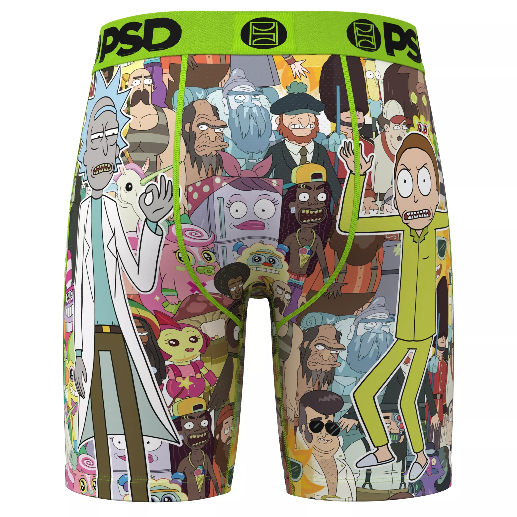 PSD Rick and Morty Collage Boxer Briefs at Spencer's