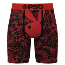 PSD Playboy Dragon Print Boxer Briefs at Spencer's