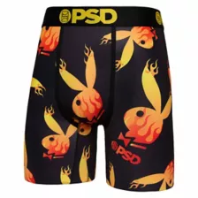 PSD Flaming Playboy Bunny Boxer Briefs at Spencer's