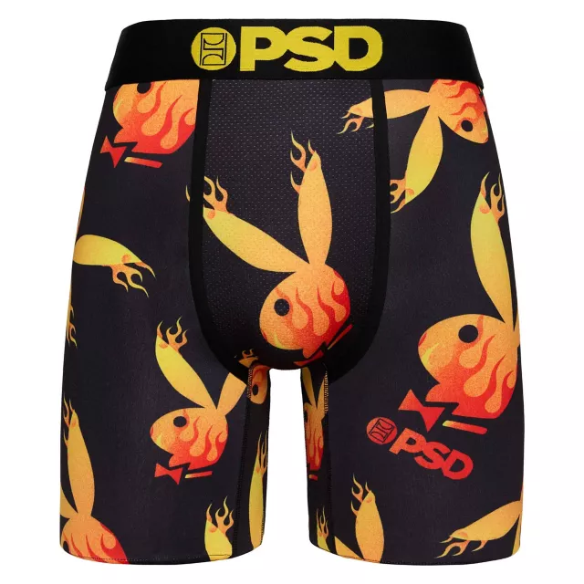 PSD Flaming Playboy Bunny Boxer Briefs at Spencer's