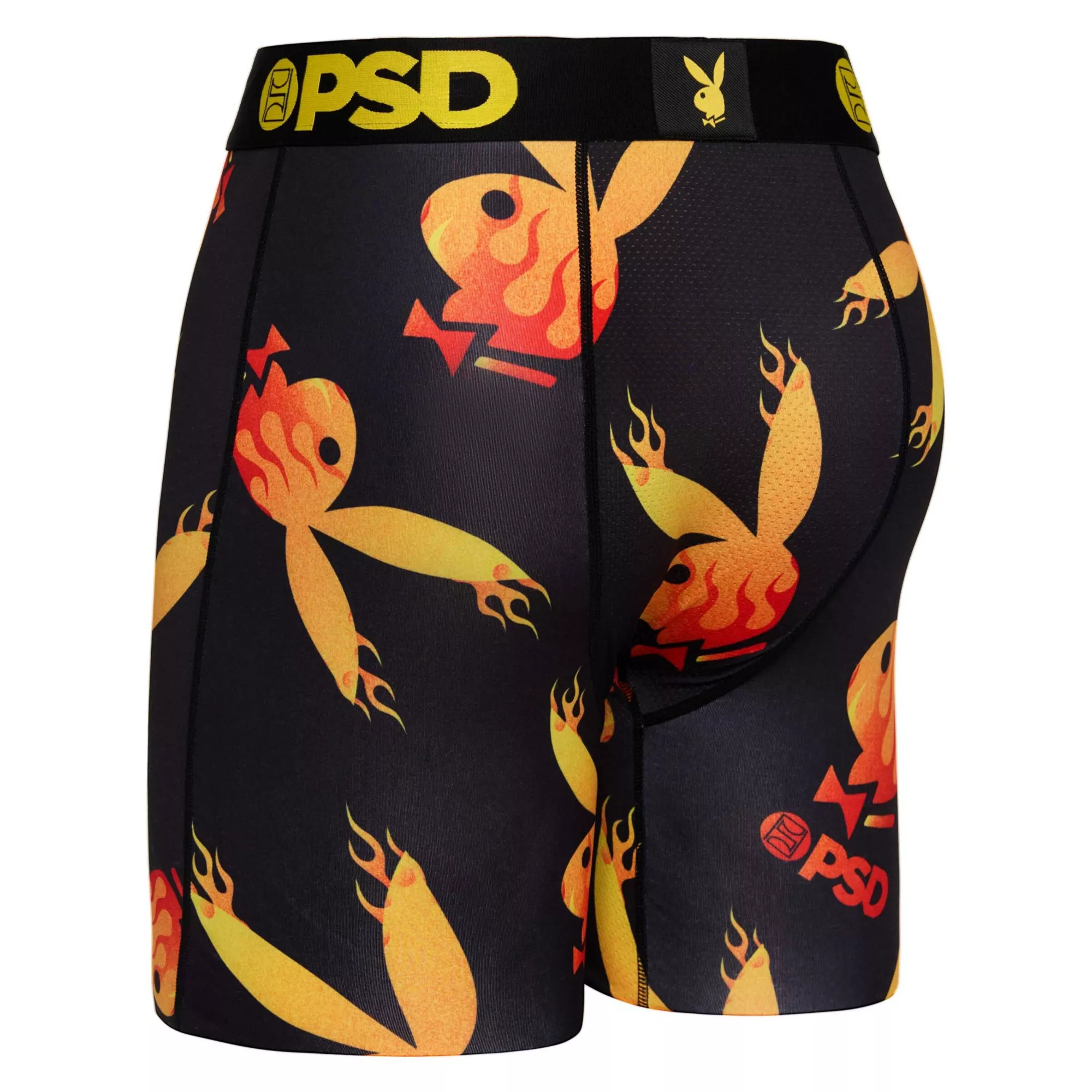 PSD Flaming Playboy Bunny Boxer Briefs at Spencer's