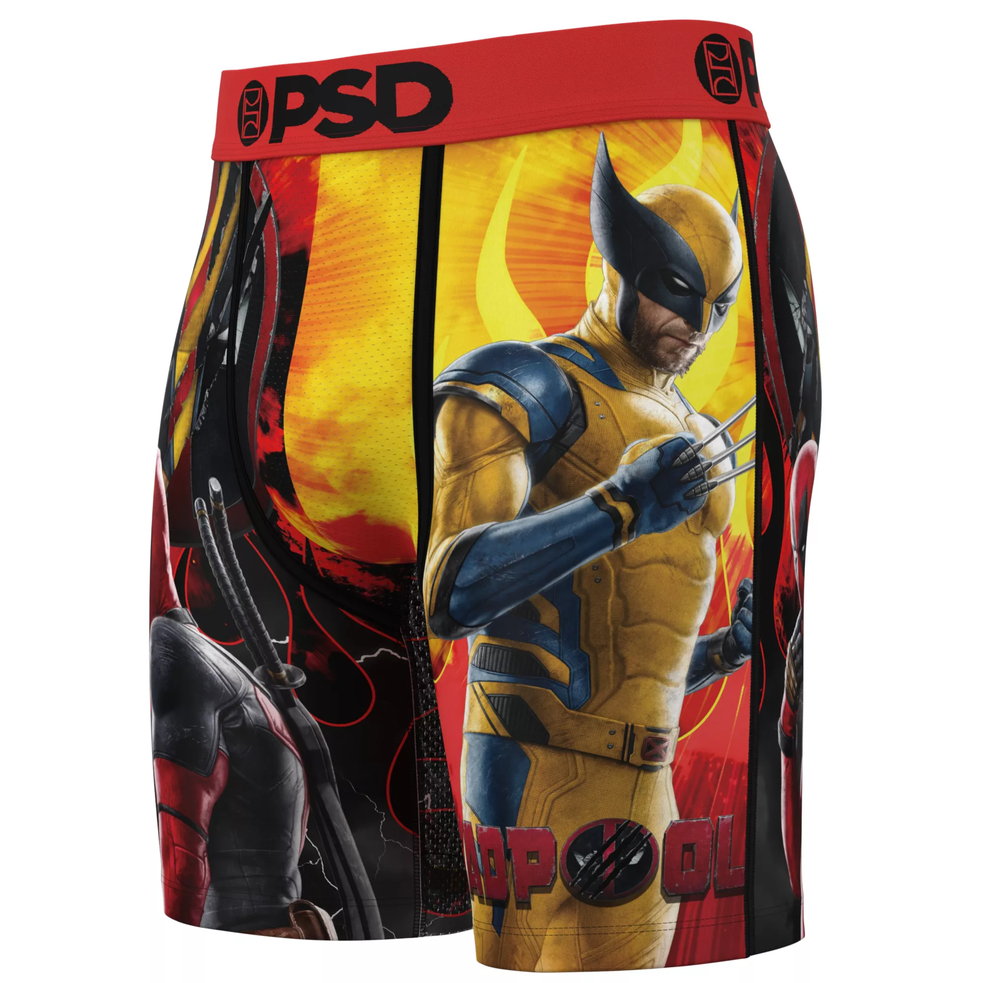 PSD Deadpool and Wolverine Boxer Briefs at Spencer's