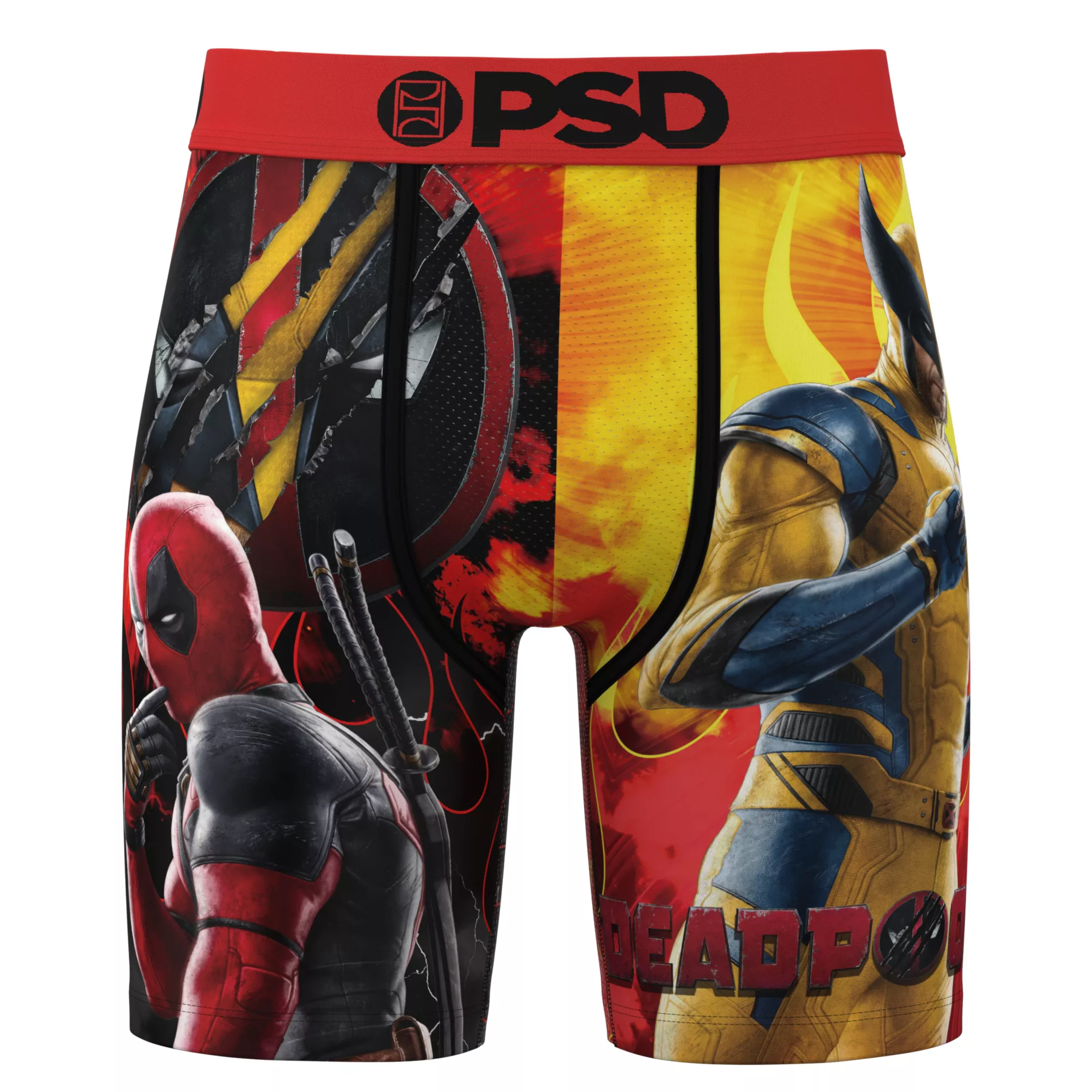 PSD Deadpool and Wolverine Boxer Briefs at Spencer's