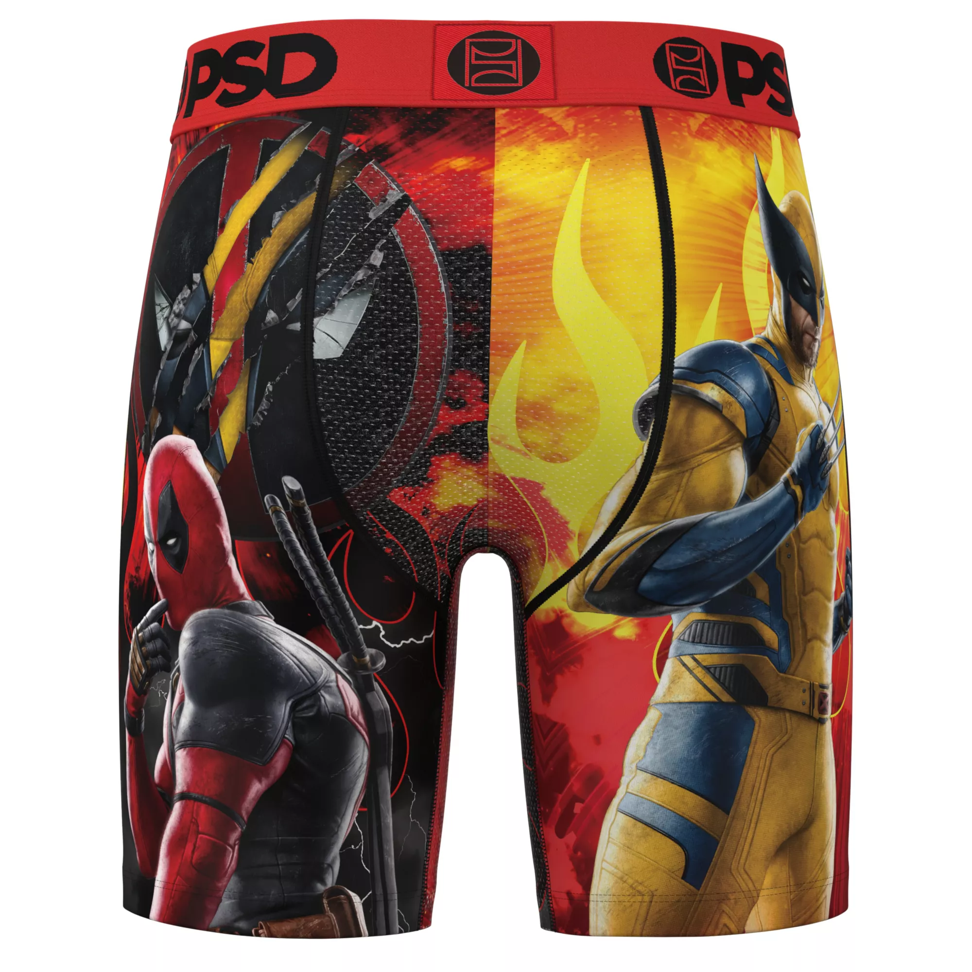 PSD Deadpool and Wolverine Boxer Briefs at Spencer's