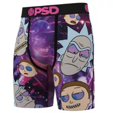PSD Rick and Morty Galaxy Boxer Briefs at Spencer's