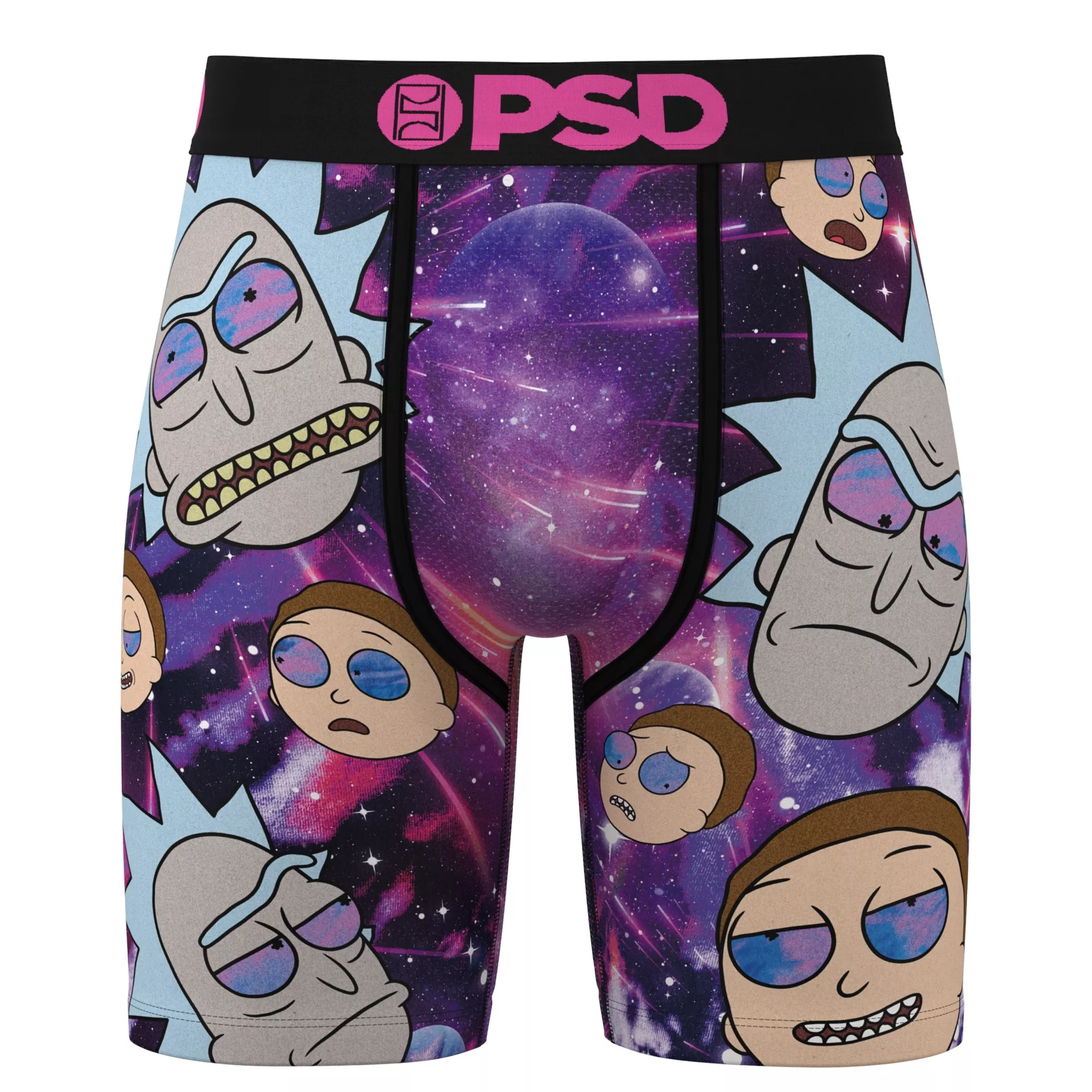 PSD Rick and Morty Galaxy Boxer Briefs