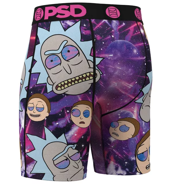 PSD Rick and Morty Galaxy Boxer Briefs at Spencer's