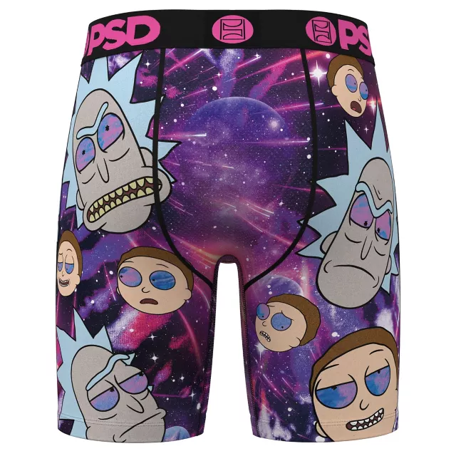 PSD Rick and Morty Galaxy Boxer Briefs at Spencer's