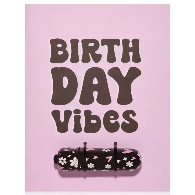 Birthday Vibes Greeting Card with Bullet Vibrator at Spencer's